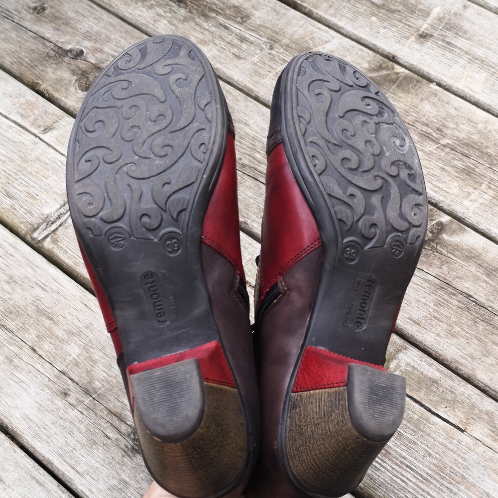 Remonte Leather Ankle Boots Size 39 - Picture 9 of 16